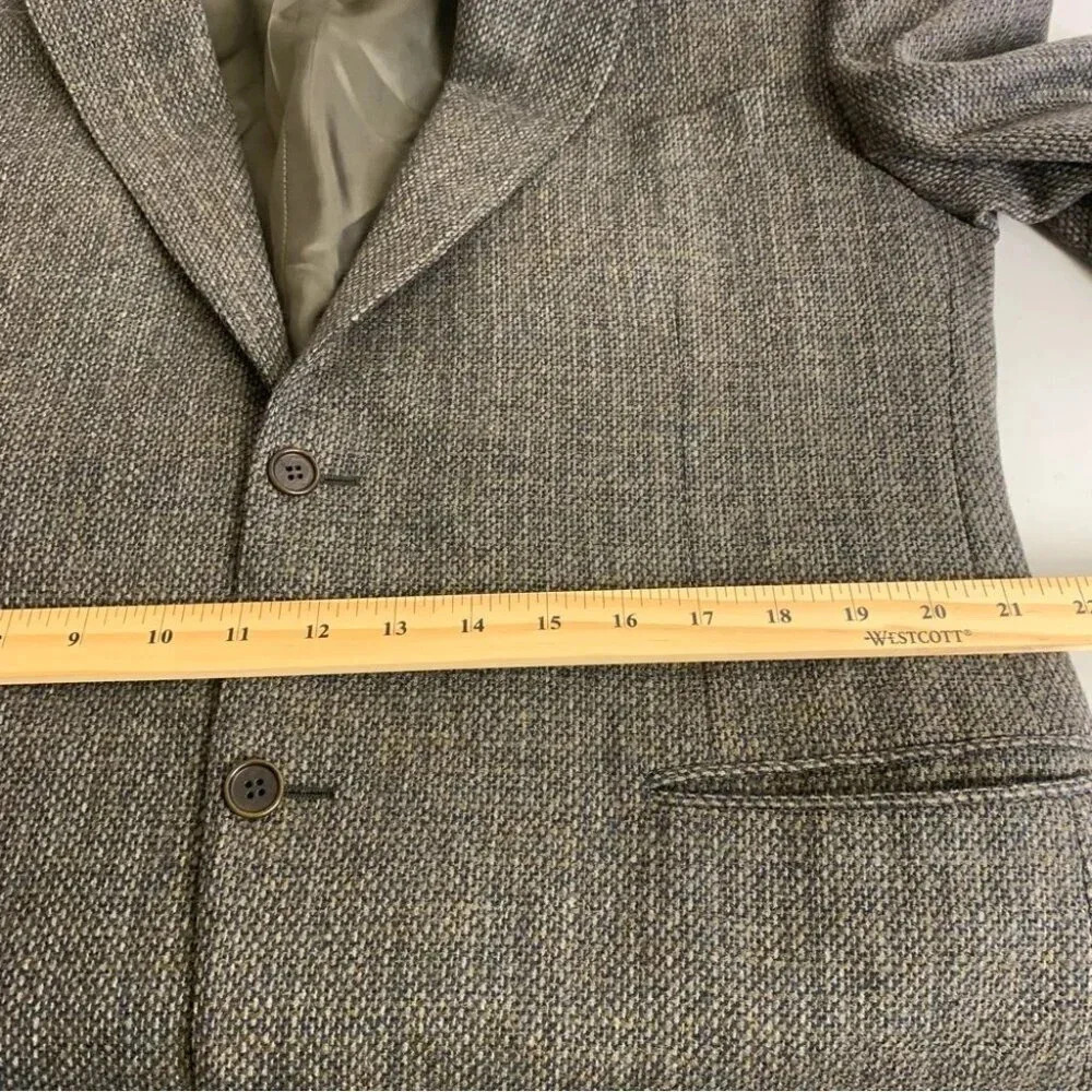 CANALI Henry Singer Wool Cashmere Blend Sport Coat Blazer Size 52 7 R - Picture 6 of 15